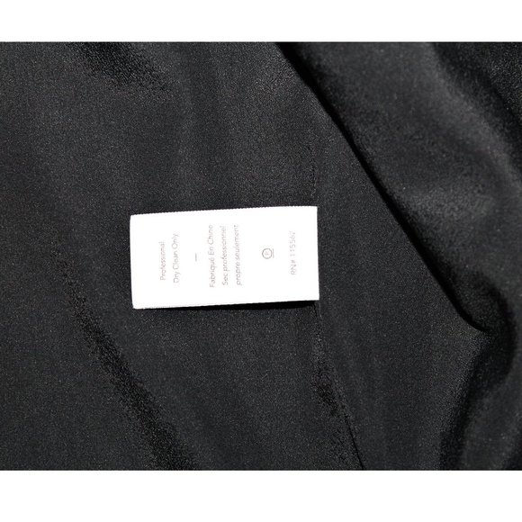 Elizabeth and James Hannover Frayed Edge Long Vest /Small / Black Career - Picture 12 of 12